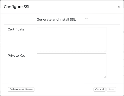 Configure SSL