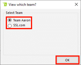 Select Team