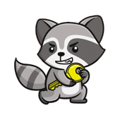 Raccoon Attack Logo